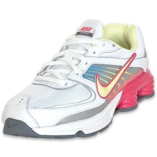 Nike Preschool Shox Turbo VIII Running Shoe White