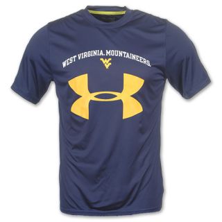 West Virginia Mountaineers NCAA Under Armour Team Logo Mens Tee Shirt