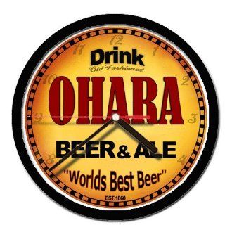 OHARA beer and ale cerveza wall clock 