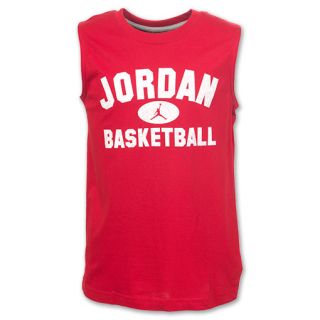Jordan University Sleeveless Kids Basketball Tee Shirt
