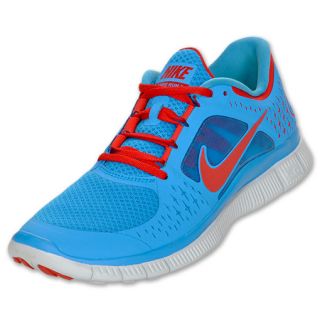 Mens Nike Free Run+ 3 Blue Glow/Pure Platinum