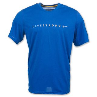 Nike LIVESTRONG Legend Mens Training Shirt Blue
