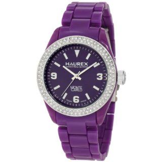 Haurex Italy Womens PV360DV1 Monte Carlo Purple Swarovski Watch