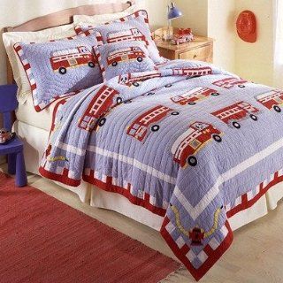 PEM America Cotton Fire Truck Bedding Collection Cotton