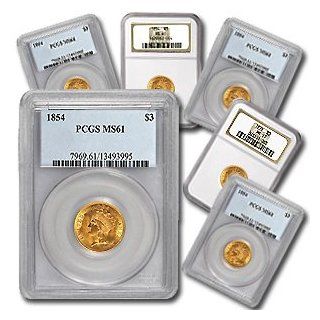 $3 Gold Princess MS 61 NGC or PCGS Toys & Games