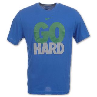 Nike Go Hard Mens Tee Shirt Blue