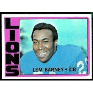 Lem Barney 1972 Topps Card #42 
