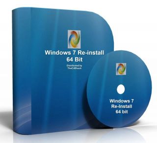 Windows 7 Home Premium 64 Bit, Reinstall Boot Disc,Restore,Recover, Re