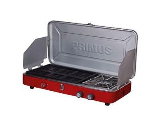 Primus Profile Duo 2 Burner Propane Stove Grill Combo