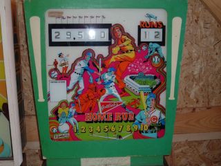  1971 Gottlieb" Home Run" Pinball Machine