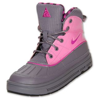 Nike Woodside Preschool Boots Grey/Pink