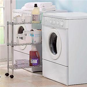  Shelf Laundry Kitchen Pantry Storage Cart Home Organization New