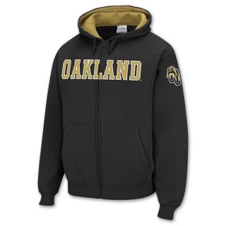 Oakland Golden Grizzlies Mens Full Zip Hoodie