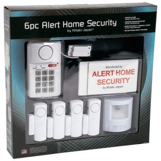 Home security ALARM system w/ keypad sensors motion detector