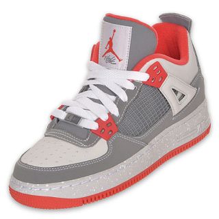 Jordan Kids AJF 4 Basketball Shoe Cool Grey