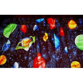 New Cool Outer Space Curtain Valance