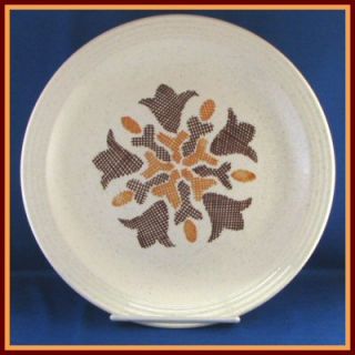 Homer Laughlin Dinner Plate Cross Stitch Tulip Design