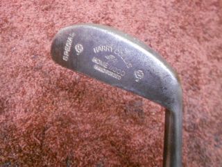  Golf Club Wood Shaft Curved Sole Iron Harry Collis Homewood
