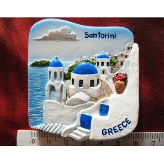 Santorini Greece Greek Islands Thai Magnet Hand Made Craft