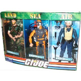 GI Joe Exclusive 3 Pack 12 Inch Tall Action Figure Set