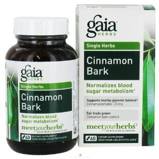 Gaia Herbs   Cinnamon Bark Liquid Phyto Capsules   60