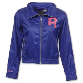 Reebok CBeat Nylon Bomber Womens Jacket Purple