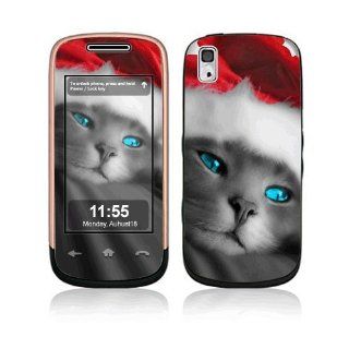 Christmas Kitty Cat Decorative Skin Cover Decal Sticker