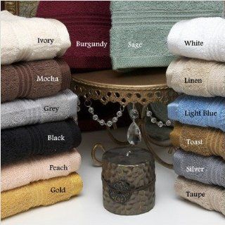 Bundle 64 Bath Towel Set (Set of 3) Color Burgundy Home