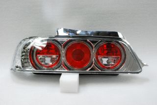 97 02 Honda Prelude Type SH vtec Sport Coupe Chrome Clear Tail Lights
