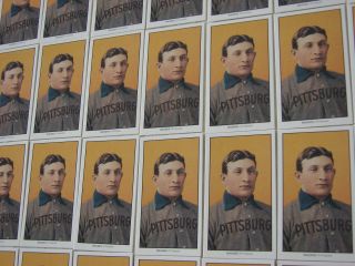 LOT OF 50 1909 HONUS WAGNER T 206 TOBACCO REPRINT CARDS!!!!!