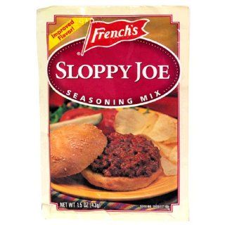 Frenchs Sloppy Joe Seasoning Mix, 1.5 Ounce Packets (Pack of 24