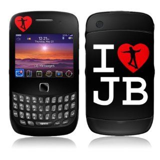 Justin Bieber: I Heart Jb Protective Skin Blackberry Curve