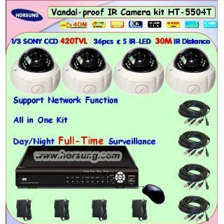 diy 4ch vandalproof home security dvr system 500gb hdd ht