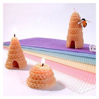 Beeswax Honeycomb Sheets for Candle Making (one each