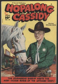 Hopalong Cassidy 29 1949 Fawcett