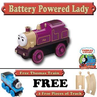 Battery Powered Lady with Free Track & Free Thomas Train