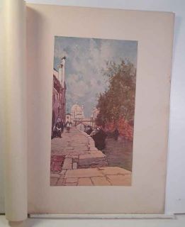 1895 Venice Print Color F Hopkinson Smith Quiet Canal