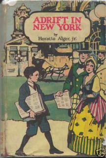 Adrift in New York by Horatio Alger Jr w Dust Jacket