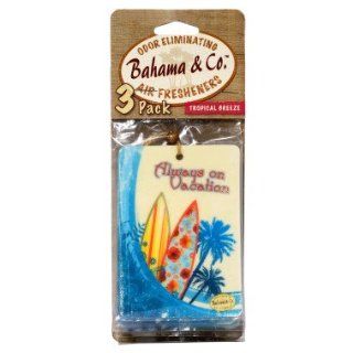 Bahama & Co. Tropical Breeze Air Fresheners   3 Pack  