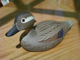 Hornick Bros Stoney Point Decoys Hen Wood Duck Carving Decoy