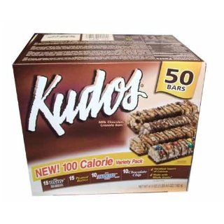 Kudos Milk Chocolate Granola Bars 100 Calorie Variety Pack   50 Bars