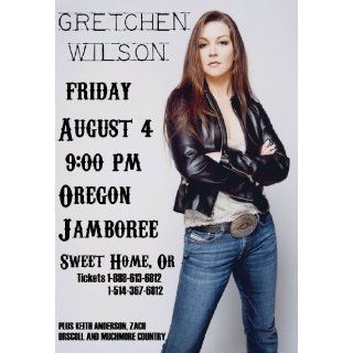 Gretchen Wilson Poster   Concert Flyer   All Jacked Up