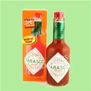 Tabasco Spicy Pepper Hot Sauce 2 x 12oz Original Flavor