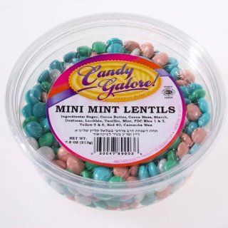 Mini Mint Lentils By Candy Galore Case of 12 x 7 oz