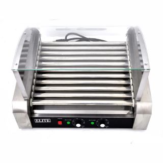 New Elite Commercial 30 Hot Dog Roller Grill Cooker Machine KP ET R2