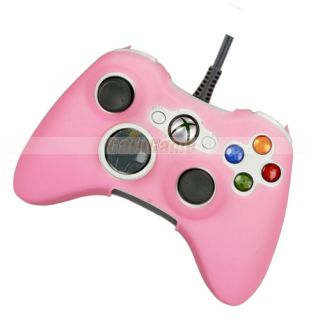 New Silicone Case Cover Skin for Xbox 360 Controller Pink US