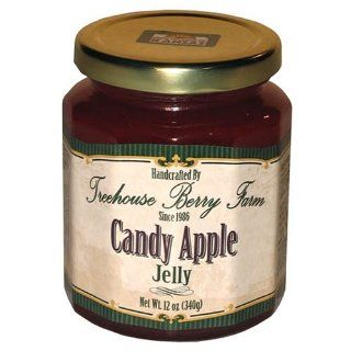 Treehouse Berry Farm Candy Apple Jelly, 12 Ounce Jars (Pack of 4