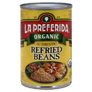 La Preferida Beans Refried Organic, 15 Ounce (Pack of 12) 