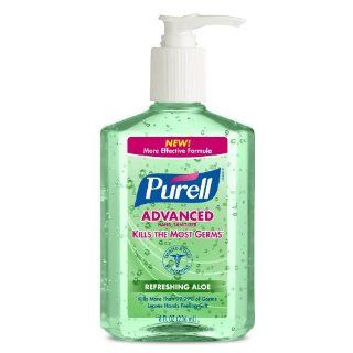 Purell Advanced Hand Sanitizer Aloe, 8 Ounce (Pack of 12