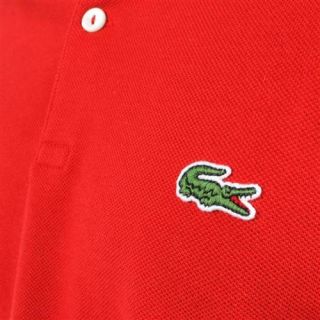 Lacoste Live Red Pique Polo Shirt Style PH2403 51 G7P T6 Size Large 6